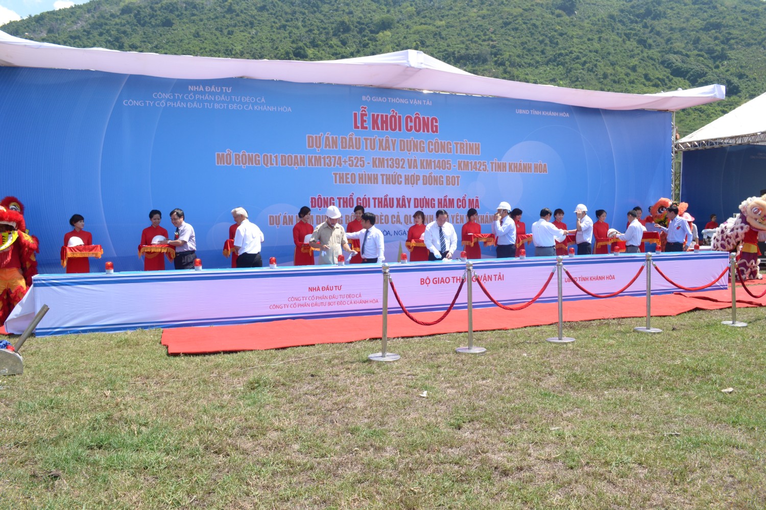 Khởi công QL 1A-Cổ Mã