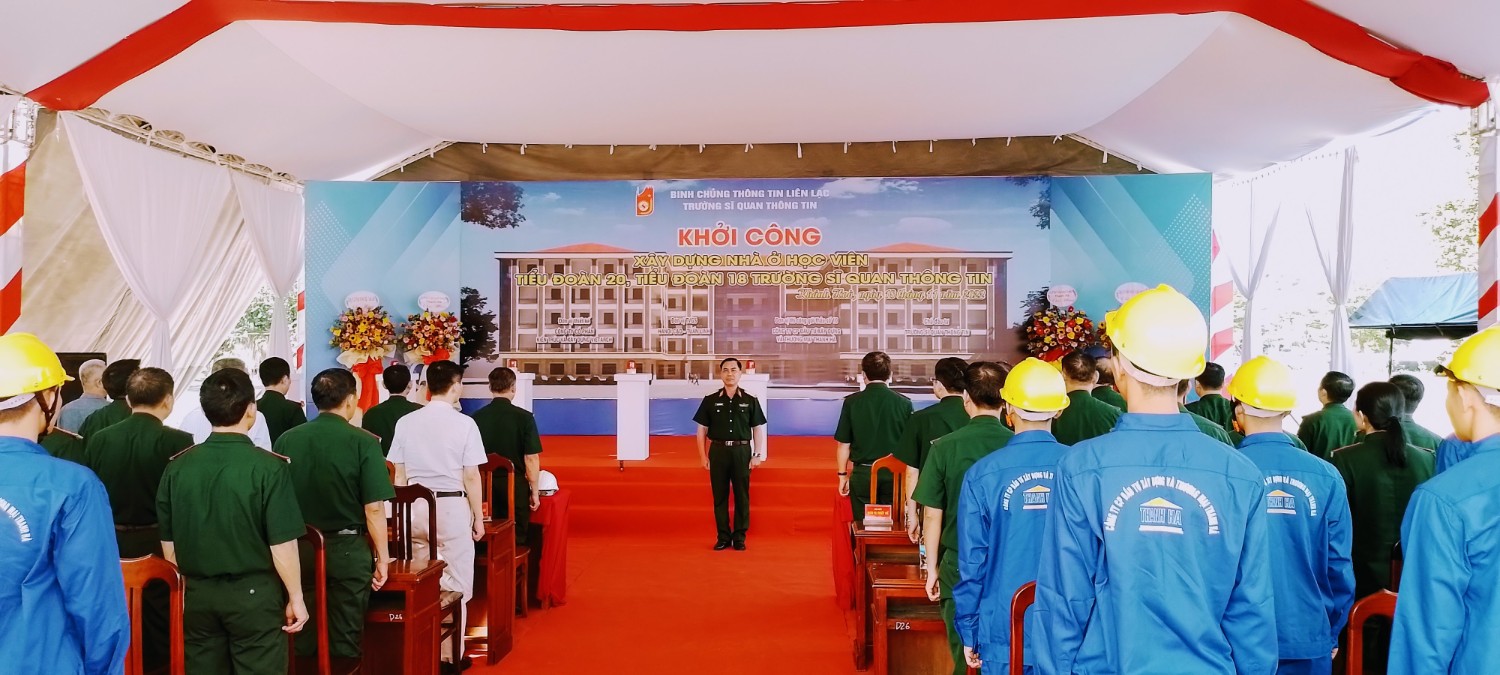 KHỞI CÔNG NHÀ Ở HV SQTT