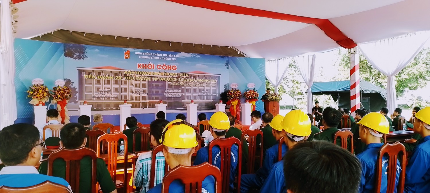KHỞI CÔNG NHÀ Ở HV SQTT