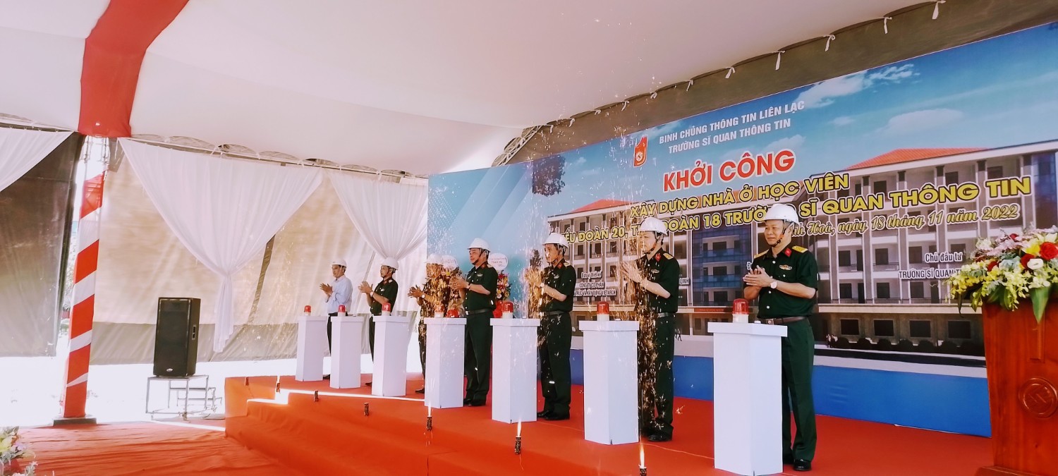 KHỞI CÔNG NHÀ Ở HV SQTT