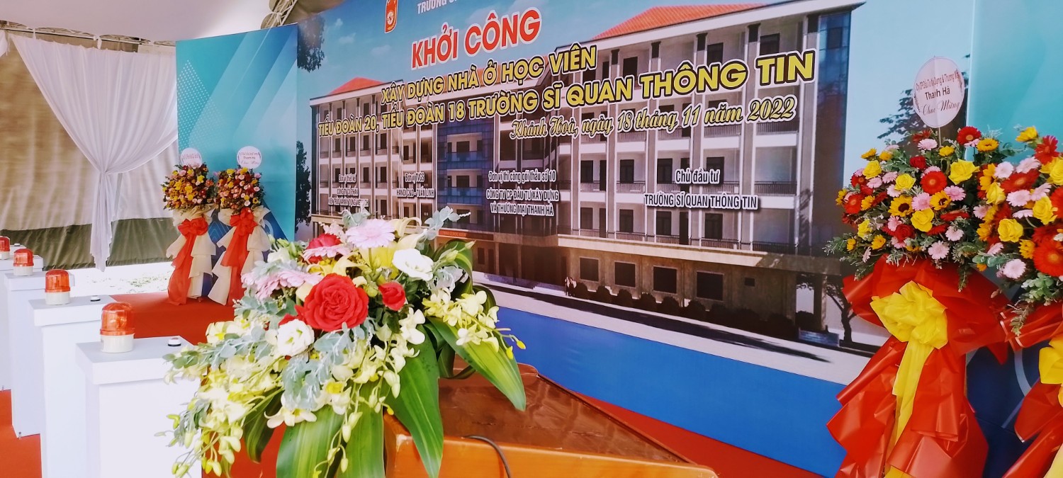 KHỞI CÔNG NHÀ Ở HV SQTT
