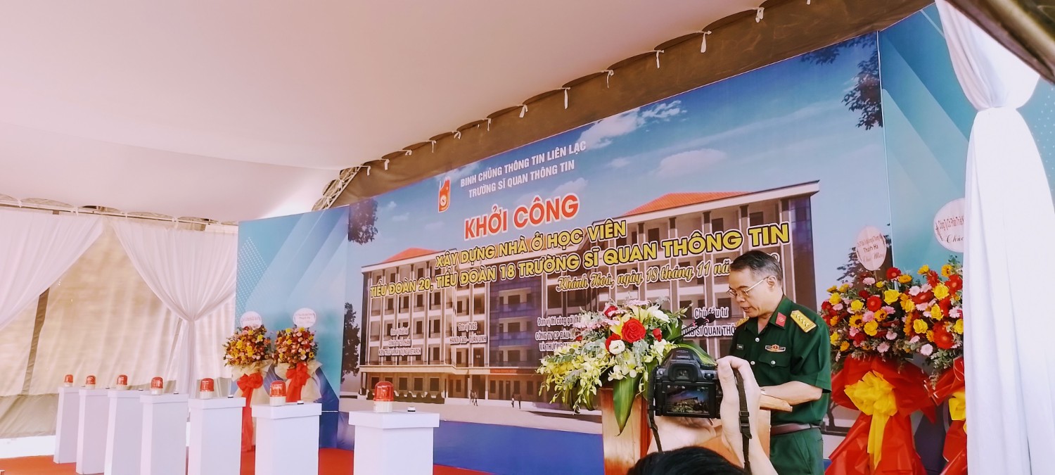 KHỞI CÔNG NHÀ Ở HV SQTT