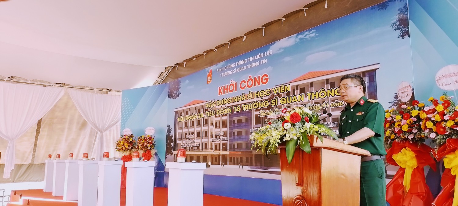 KHỞI CÔNG NHÀ Ở HV SQTT