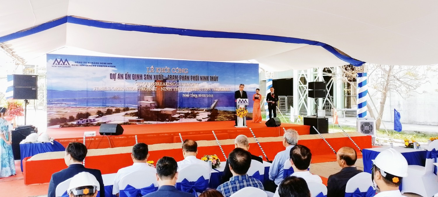 KHỞI CÔNG CEMENT NGHI SƠN