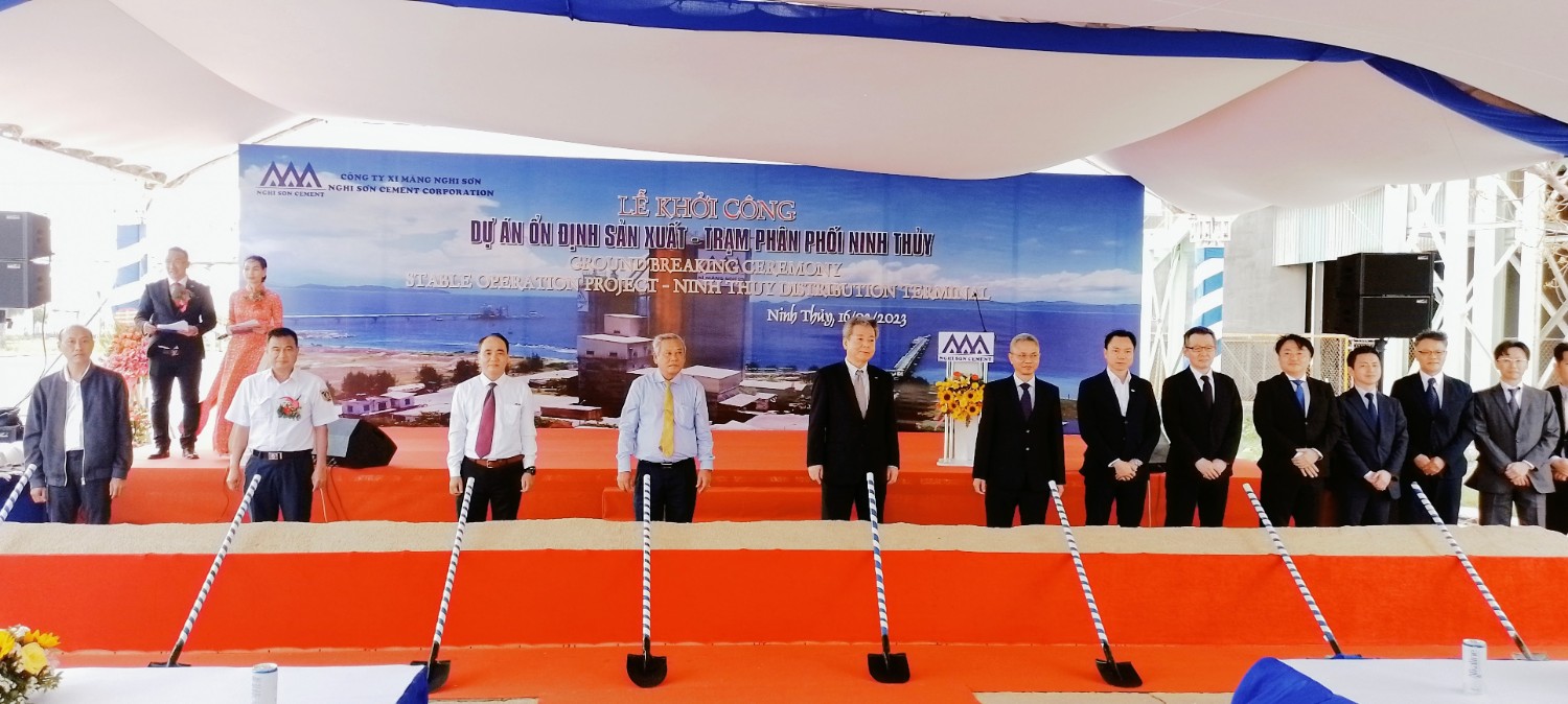 KHỞI CÔNG CEMENT NGHI SƠN