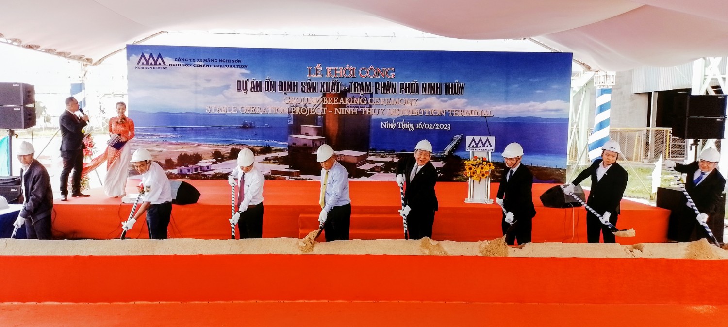 KHỞI CÔNG CEMENT NGHI SƠN
