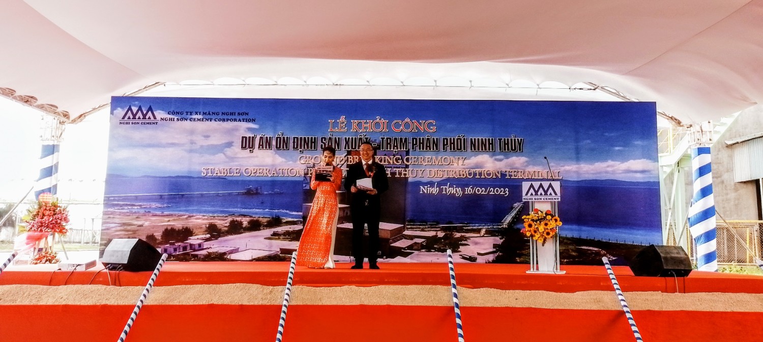 KHỞI CÔNG CEMENT NGHI SƠN