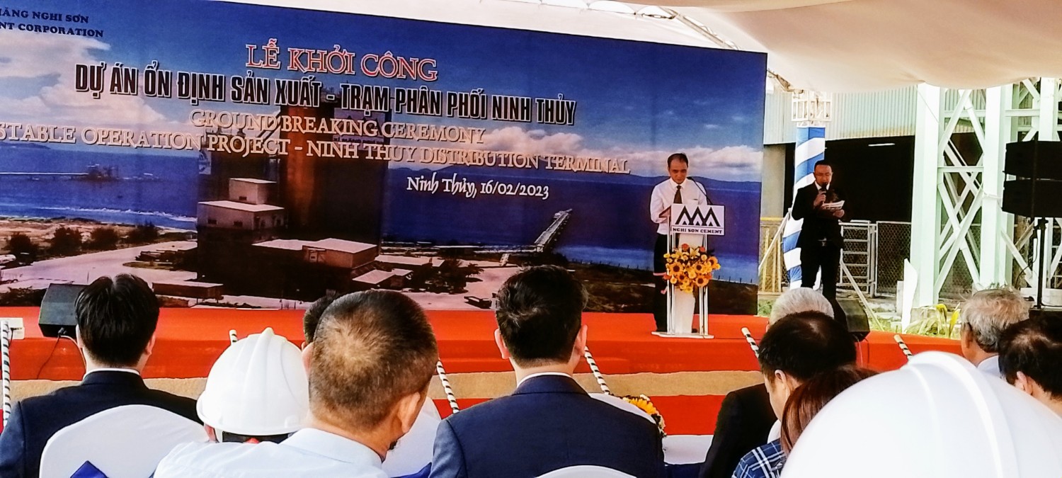 KHỞI CÔNG CEMENT NGHI SƠN